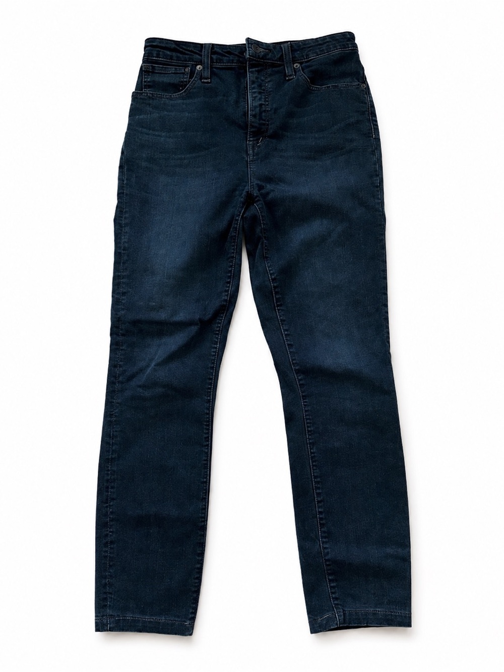 Madewell Curvy High-Rise Skinny Jeans Size 28 Dark Wash Stretch Denim